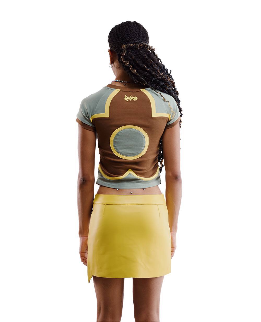 Bina Leather Skirt