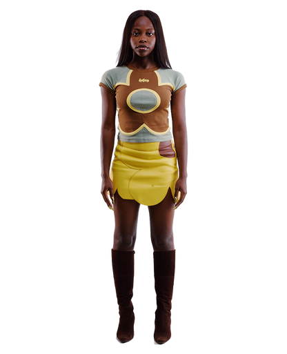 Bina Leather Skirt