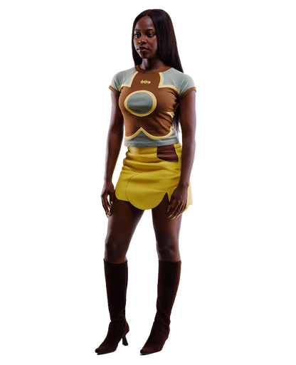 Bina Leather Skirt