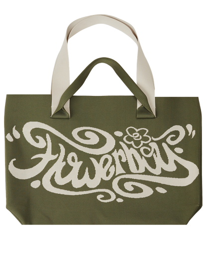 PRE-ORDER Flowerboy Knit Tote Sage Green